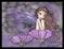 Art: The Purple Poppy Fairy by Artist Molly Harrison
