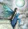 Art: spirit of night close up by Artist Molly Harrison