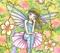 Art: What's a Little Fairy to Do?  Close Up by Artist Molly Harrison