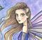 Art: Keeper of the Roses close up by Artist Molly Harrison