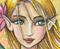 Art: Zoe close up by Artist Molly Harrison