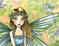 Art: forgetmenot fairy close up by Artist Molly Harrison
