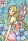 Art: aceo happy garden by Artist Molly Harrison