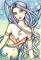 Art: aceo Sweet Aurora by Artist Molly Harrison
