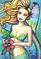 Art: aceo Rainbow by Artist Molly Harrison