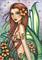 Art: aceo Arianna by Artist Molly Harrison