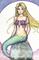 Art: mermaid moonrise closeup by Artist Molly Harrison
