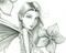 Art: Pencil Fairy close up by Artist Molly Harrison