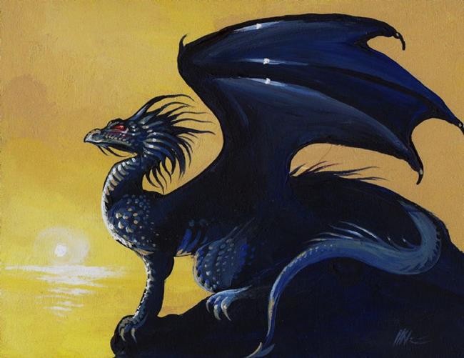 Art: Blue Dragon by Artist Nico Niemi