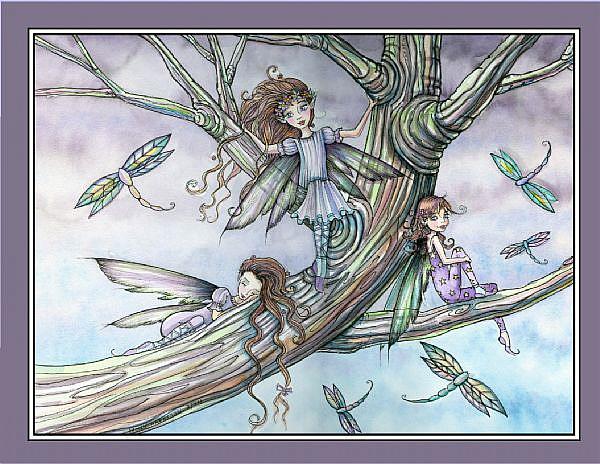 Art: Sisters full by Artist Molly Harrison