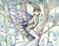 Art: purple enchantment close up by Artist Molly Harrison