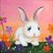 Art: Baby Bunny by Artist Cynthia Schmidt