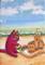 Art: Beach Kitty by Artist Cynthia Schmidt
