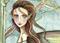 Art: Rowanda the Wood Fae close up by Artist Molly Harrison