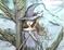 Art: A Witches Gathering close up by Artist Molly Harrison