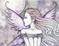 Art: Celestial Fantasy close up by Artist Molly Harrison