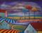 Art: Fauve Landscape With Houses by Artist Virginia Kilpatrick