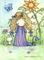 Art: aceo cutie with orange kitty copy by Artist Molly Harrison