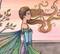 Art: thehighcourtyardfairydetail by Artist Molly Harrison