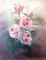 Art: CLS012   3 Pink Roses by Artist Marion Dutton