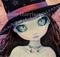 Art: brighteyedwitchcloseup by Artist Molly Harrison