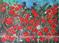 Art: Red Flowers (s) by Artist Luba Lubin