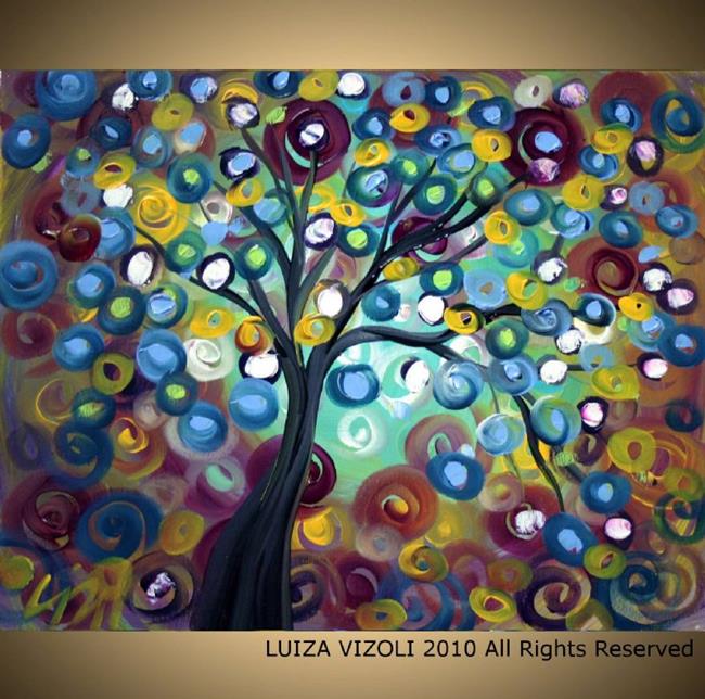 Art: EVENING LIGHTS PRINT by Artist LUIZA VIZOLI