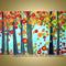 Art: FALL TREES by Artist LUIZA VIZOLI
