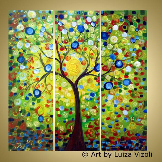 Art: SPRING TREE   by Artist LUIZA VIZOLI