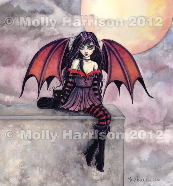 Art: victoriacloseup by Artist Molly Harrison