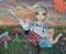 Art: aliceinthemeadowcloseup by Artist Molly Harrison