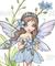 Art: forgetmenotfairyextraclose by Artist Molly Harrison