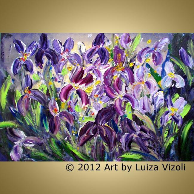 Art: IRIS GARDEN by Artist LUIZA VIZOLI