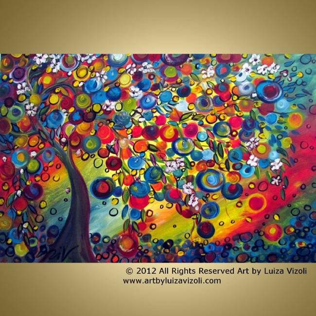 Art: PLUM TREE by Artist LUIZA VIZOLI
