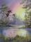 Art: CLS038   Sundown Geese Wilson Bickford by Artist Marion Dutton