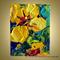 Art: ACEO YELLOW FLOWERS  by Artist LUIZA VIZOLI