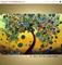 Art: The Picholine  GREEN OLIVES and FLOWERS by Artist LUIZA VIZOLI