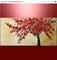 Art: RED ROSE TREE by Artist LUIZA VIZOLI