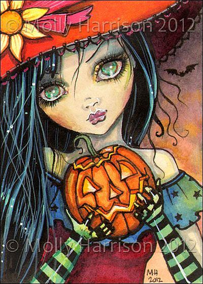 Art: littlewitchaceofull by Artist Molly Harrison