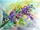 Art: PURPLE GRAPES by Artist LUIZA VIZOLI