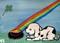 Art: ST PATRICKS DAY PUPPY DOG by Artist POLLY FORD PAINTINGS