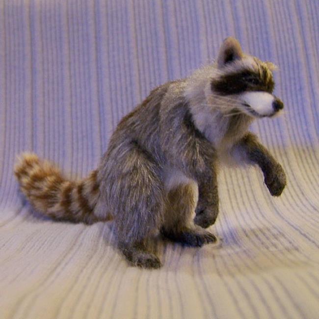 Art: Raccoon by Artist Camille Meeker Turner