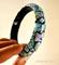 Art: Blue Pink Eggshell Mosaic Bracelet by Artist So Jeo LeBlond
