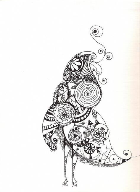 Art: no51 9x12bw by Artist NoRaHzArT