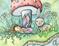 Art: Fairy Nap close up by Artist Molly Harrison