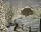 Art: Christmas Snow Original Painting Fantasy Fairy Tale Folk Art J A Blackwell  by Artist J A Blackwell