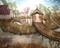 Art: J A Blackwell Landscape Impressionism Nature Classic  Original Painting Fan by Artist J A Blackwell