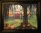 Art: Jack O Lanterns around the Tree Halloween Original Painting Fantasy Fairy T by Artist J A Blackwell
