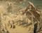 Art: Harry Potter J A Blackwell original painting snow christmas shrieking Shack by Artist J A Blackwell
