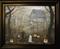Art: Halloween Art Original Painting J A Blackwell Folk Art ghost witch jack o l by Artist J A Blackwell